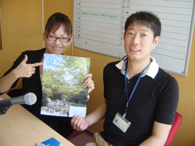 只今！せとラジオ　まるっとミュージアム課牧野さん